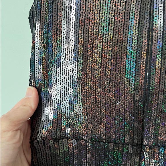 Dress the Population Sequin Fringe Midi Dress Cocktail Party, size xxs - Picture 6 of 6